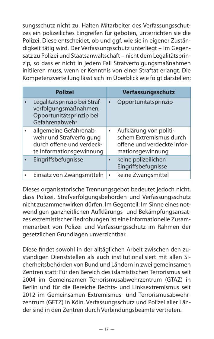 Seite 21 des Verfassungsschutzbericht 2017 Mecklenburg-Vorpommern