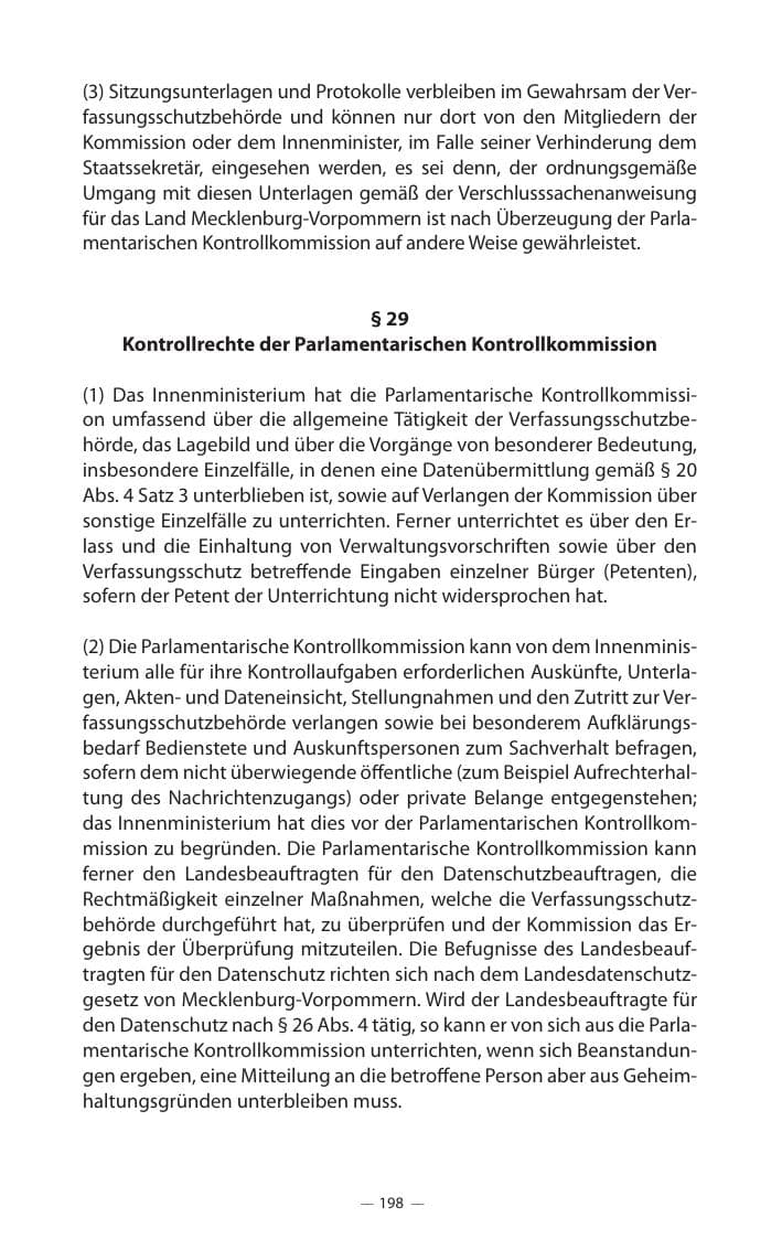 Seite 202 des Verfassungsschutzbericht 2017 Mecklenburg-Vorpommern