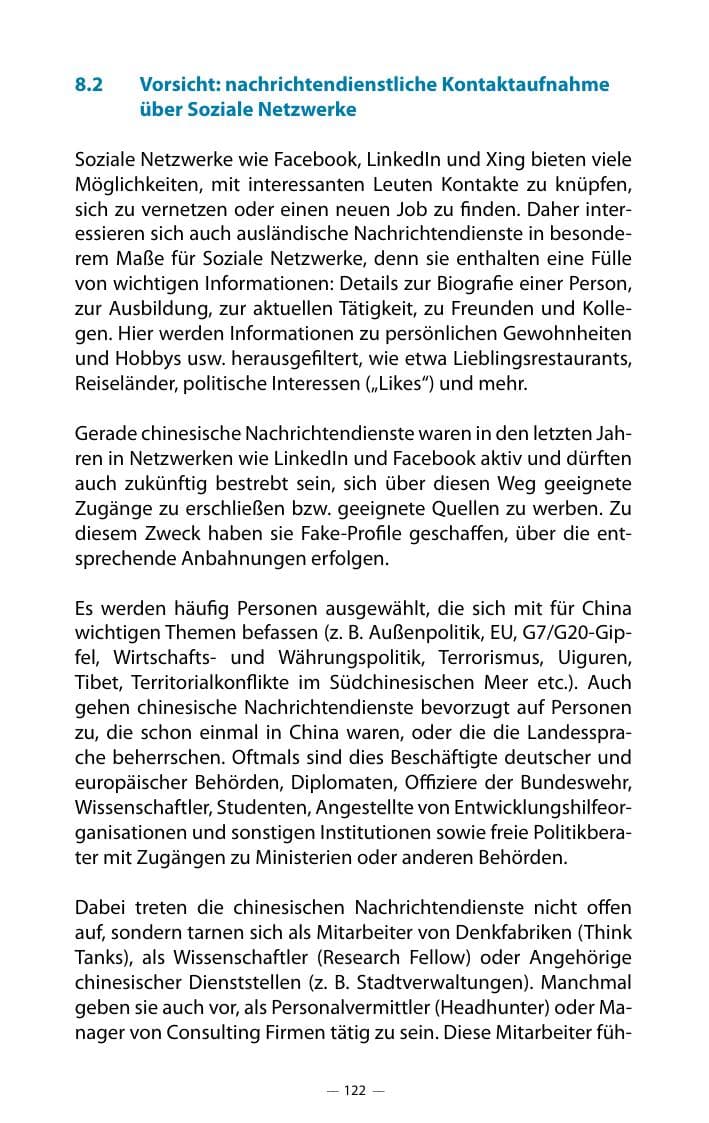 Seite 126 des Verfassungsschutzbericht 2018 Mecklenburg-Vorpommern