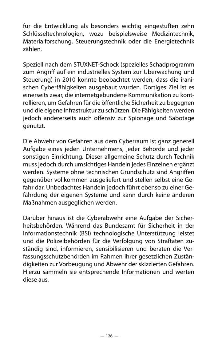 Seite 130 des Verfassungsschutzbericht 2018 Mecklenburg-Vorpommern