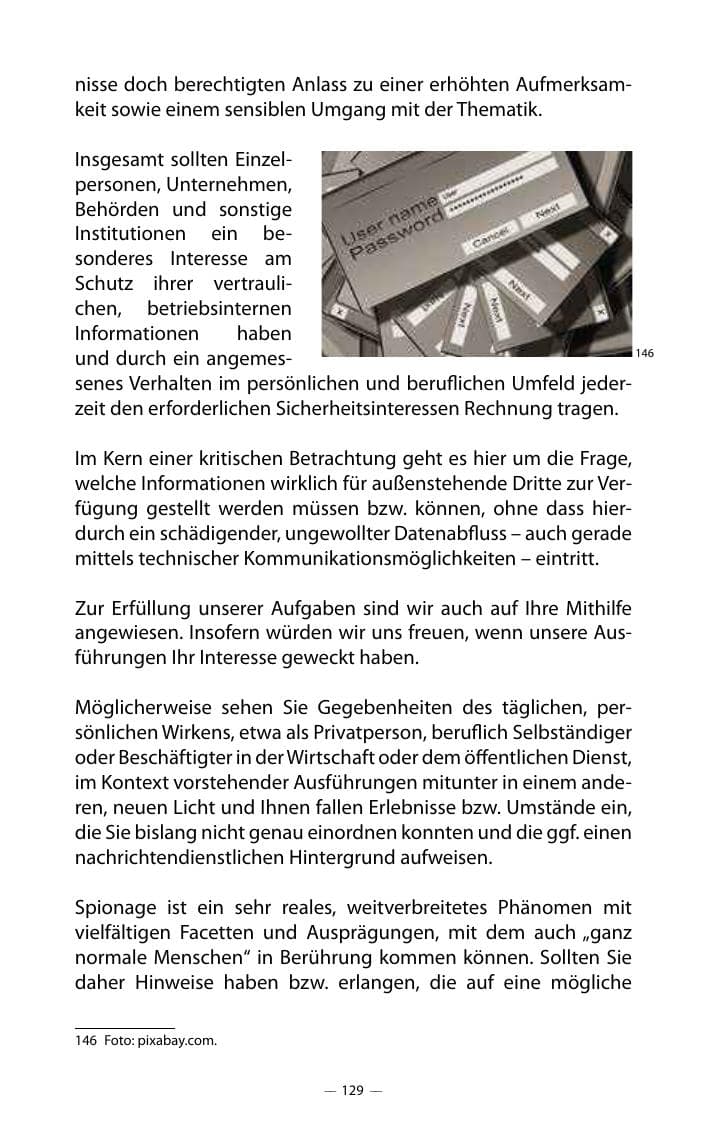 Seite 133 des Verfassungsschutzbericht 2018 Mecklenburg-Vorpommern