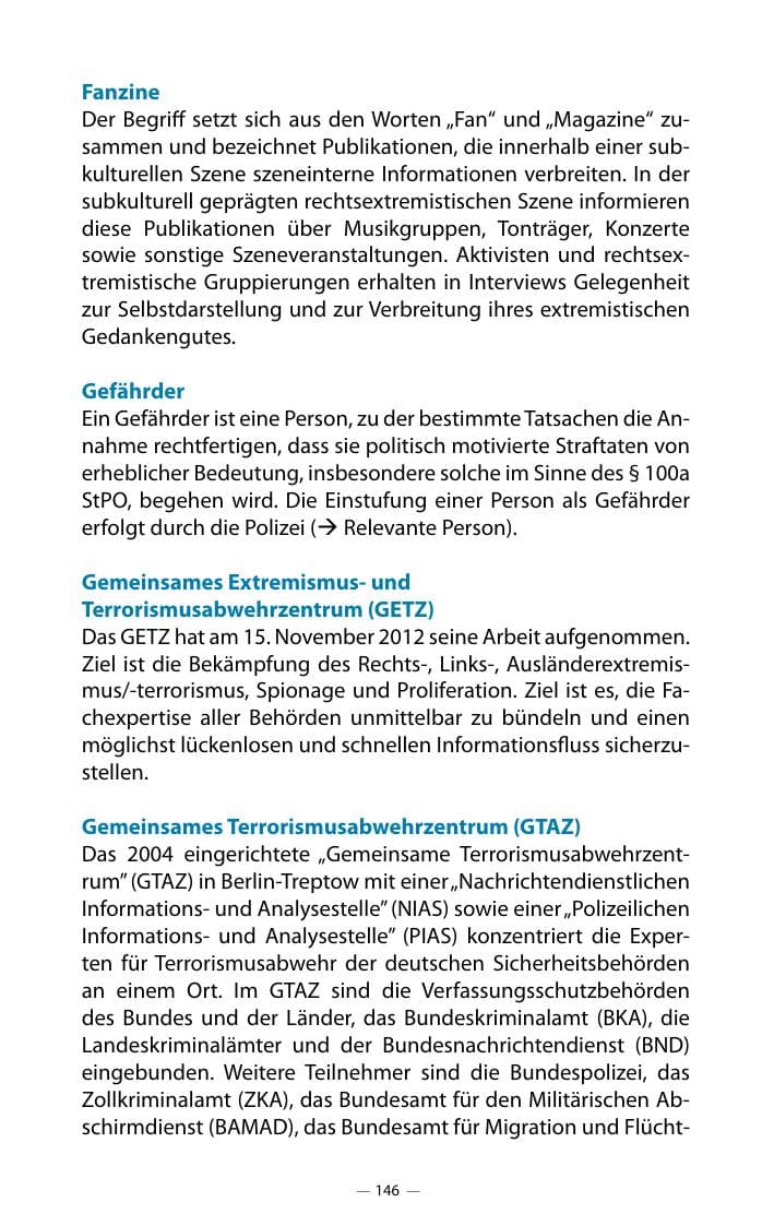 Seite 150 des Verfassungsschutzbericht 2018 Mecklenburg-Vorpommern