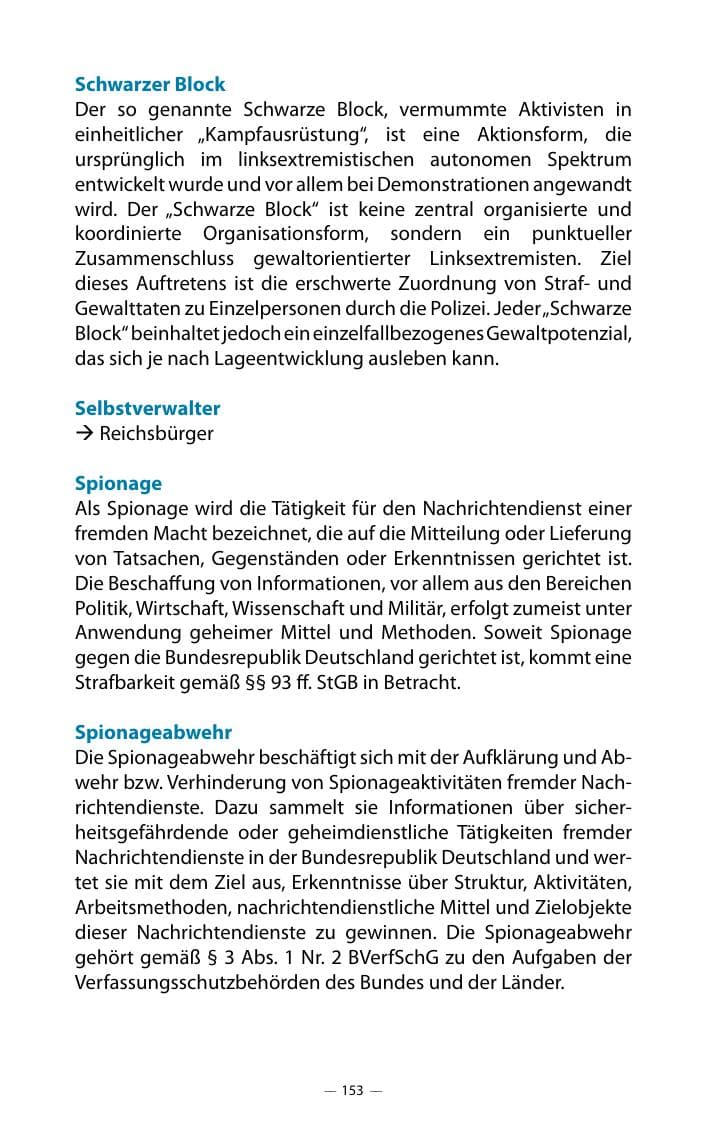 Seite 157 des Verfassungsschutzbericht 2018 Mecklenburg-Vorpommern
