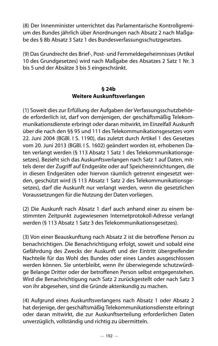 Seite 196 des Verfassungsschutzbericht 2018 Mecklenburg-Vorpommern