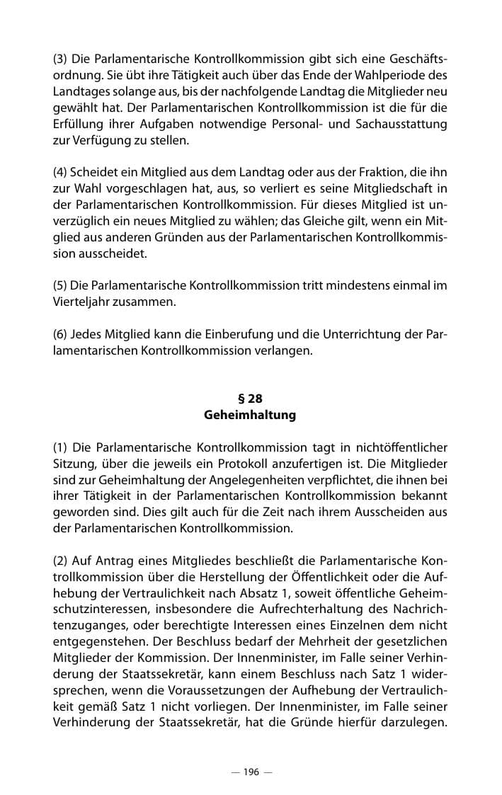 Seite 200 des Verfassungsschutzbericht 2018 Mecklenburg-Vorpommern