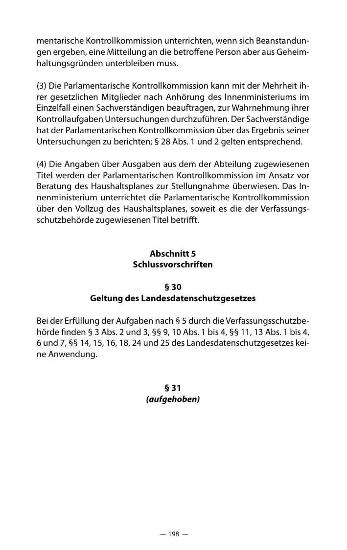 Seite 202 des Verfassungsschutzbericht 2018 Mecklenburg-Vorpommern