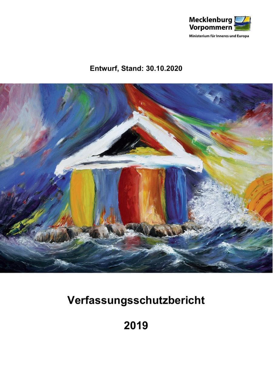 Seite 2 des Verfassungsschutzbericht 2019 Mecklenburg-Vorpommern