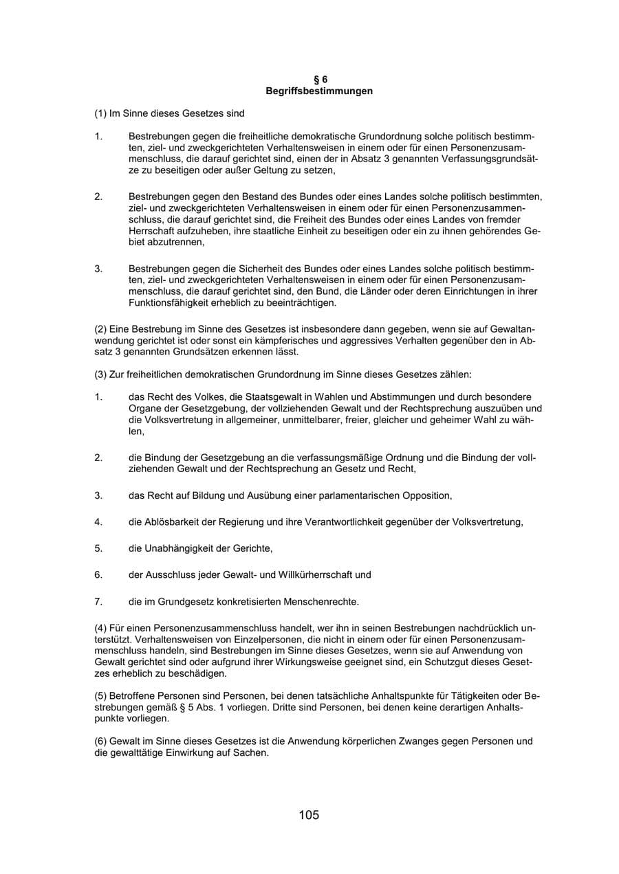 Seite 108 des Verfassungsschutzbericht 2019 Mecklenburg-Vorpommern