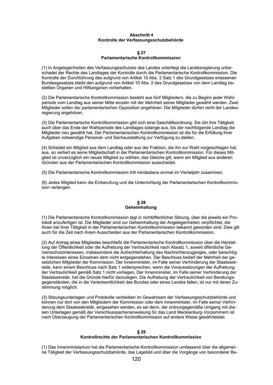 Seite 123 des Verfassungsschutzbericht 2019 Mecklenburg-Vorpommern
