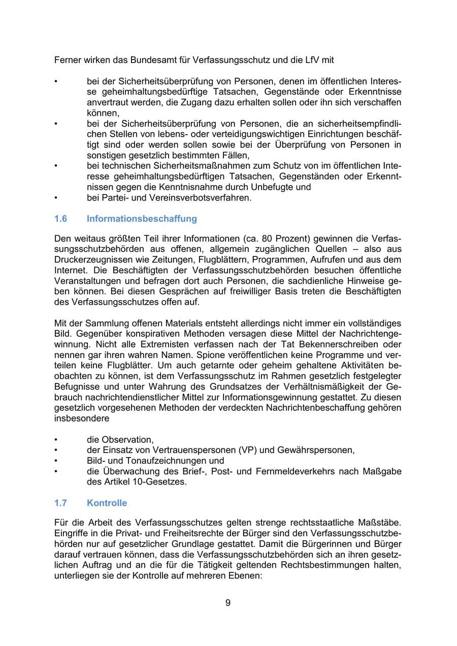 Seite 12 des Verfassungsschutzbericht 2020 Mecklenburg-Vorpommern