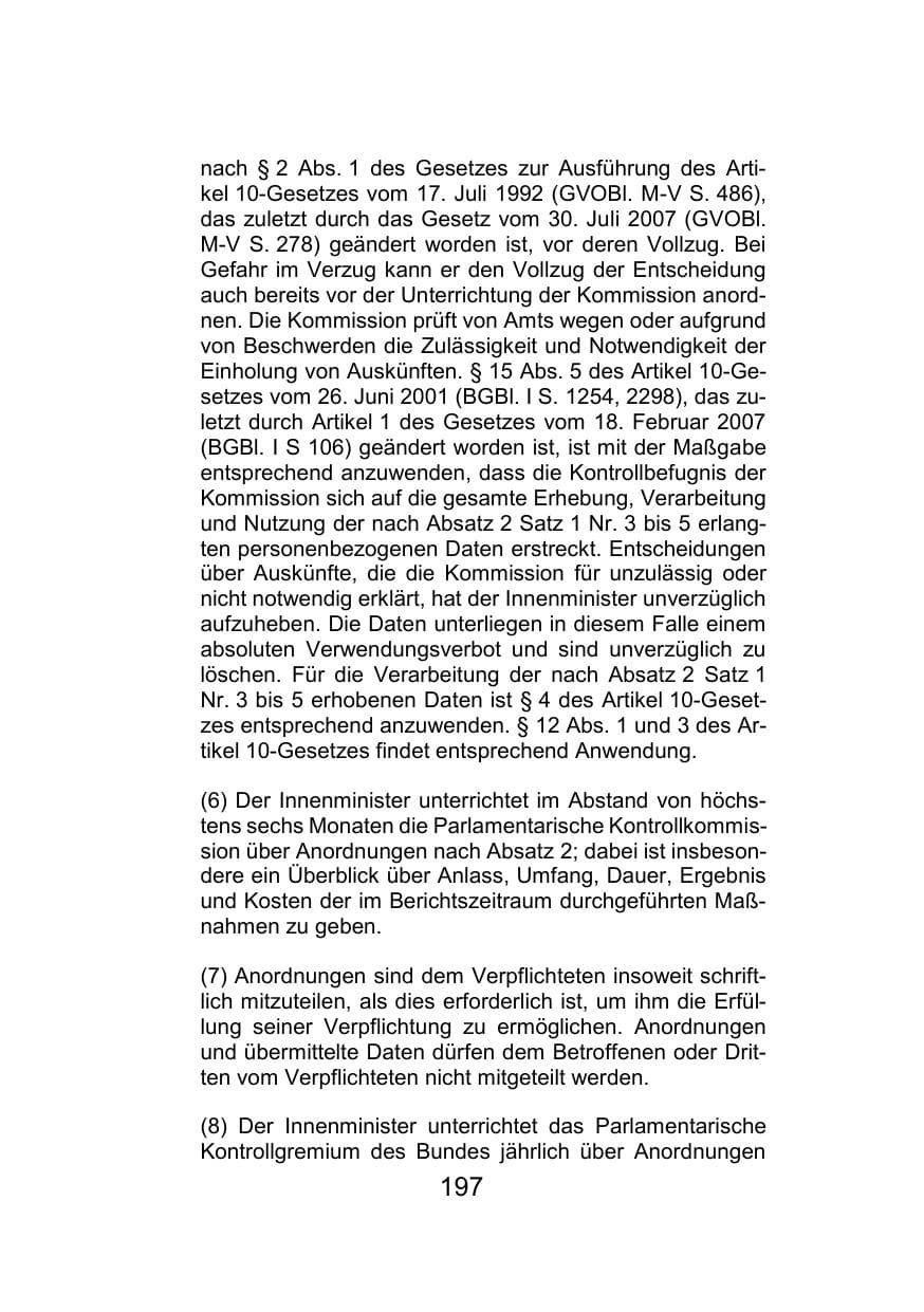 Seite 201 des Verfassungsschutzbericht 2021 Mecklenburg-Vorpommern