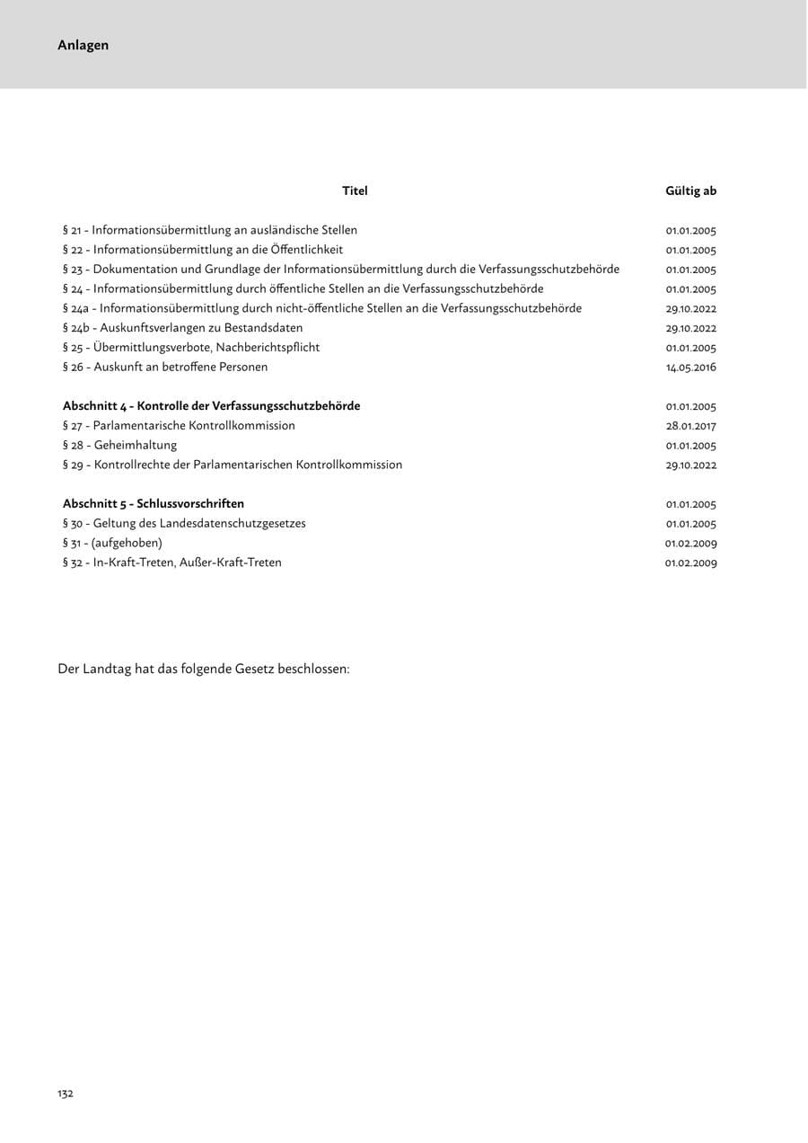 Seite 134 des Verfassungsschutzbericht 2022 Mecklenburg-Vorpommern