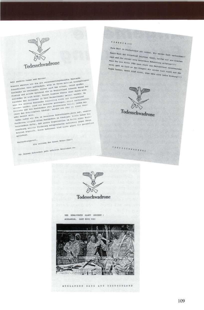 Seite 110 des Verfassungsschutzbericht 1984 Niedersachsen
