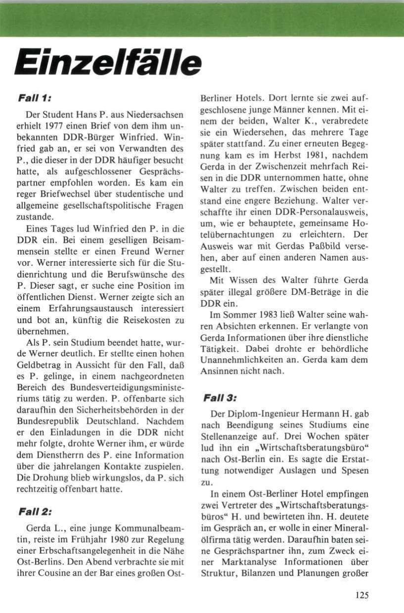 Seite 126 des Verfassungsschutzbericht 1984 Niedersachsen