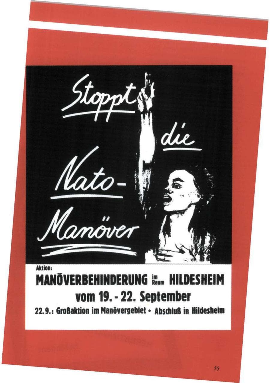 Seite 56 des Verfassungsschutzbericht 1984 Niedersachsen