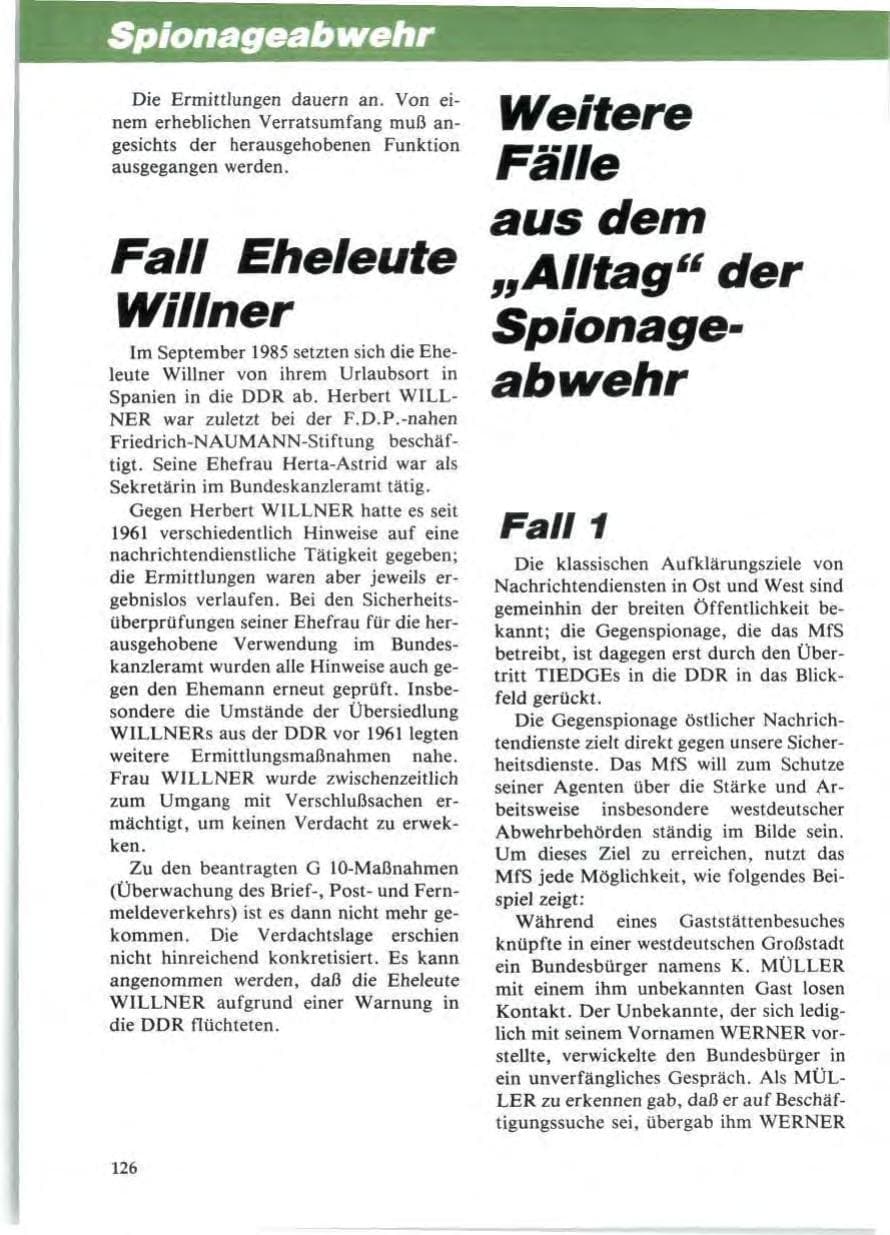 Seite 130 des Verfassungsschutzbericht 1985 Niedersachsen