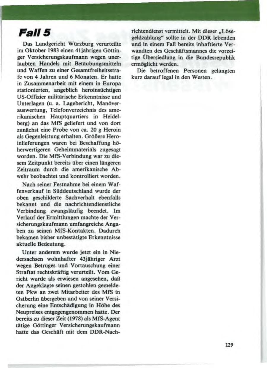 Seite 133 des Verfassungsschutzbericht 1985 Niedersachsen