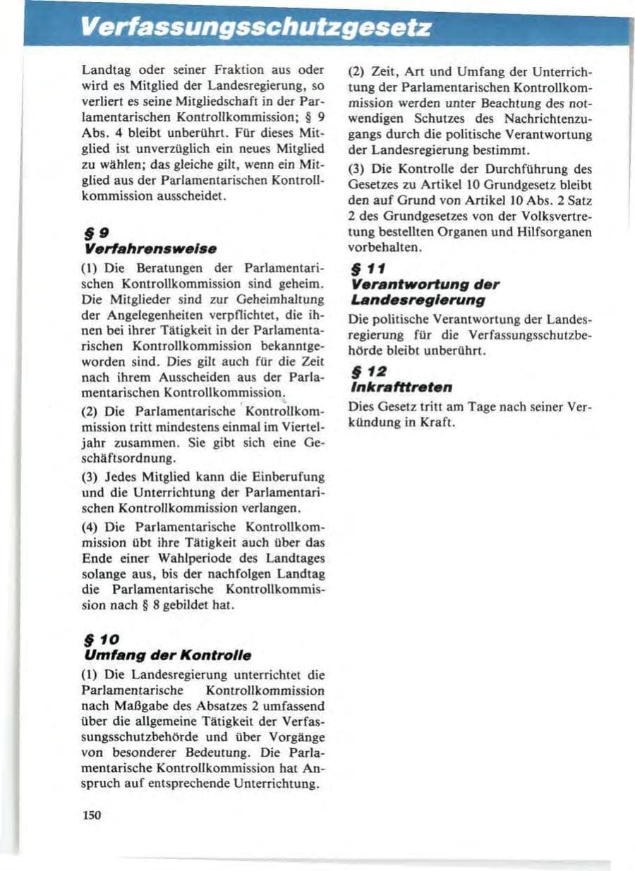 Seite 154 des Verfassungsschutzbericht 1985 Niedersachsen