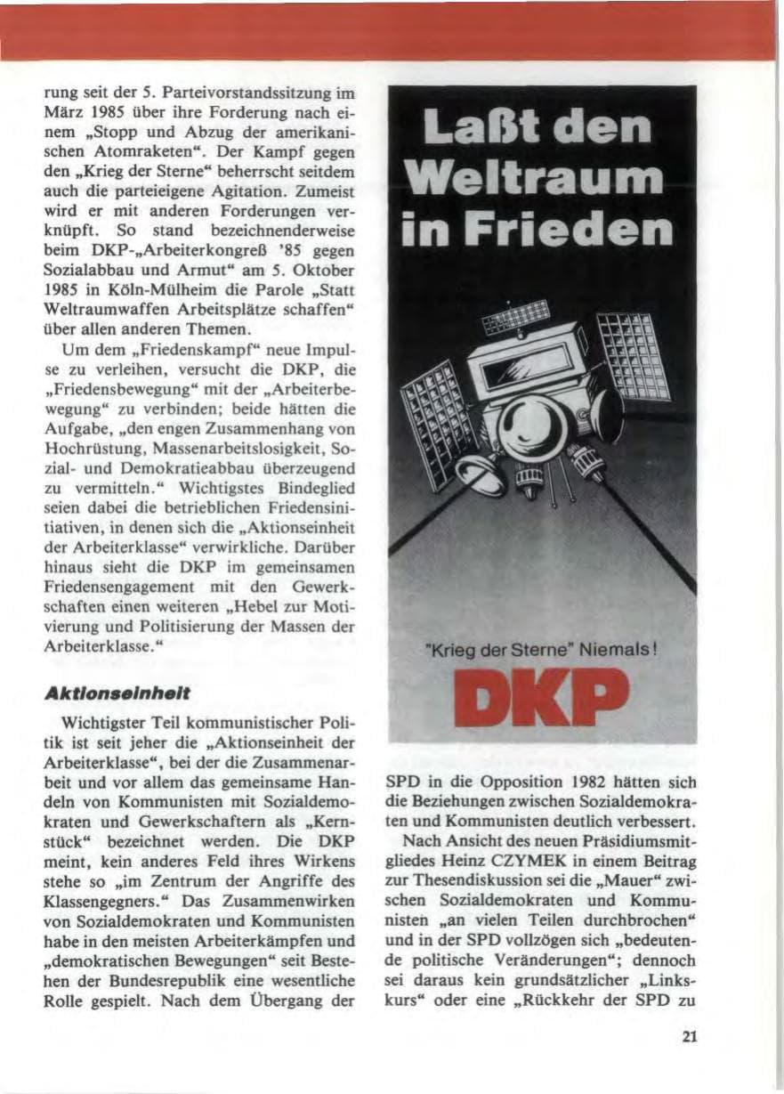 Seite 25 des Verfassungsschutzbericht 1985 Niedersachsen