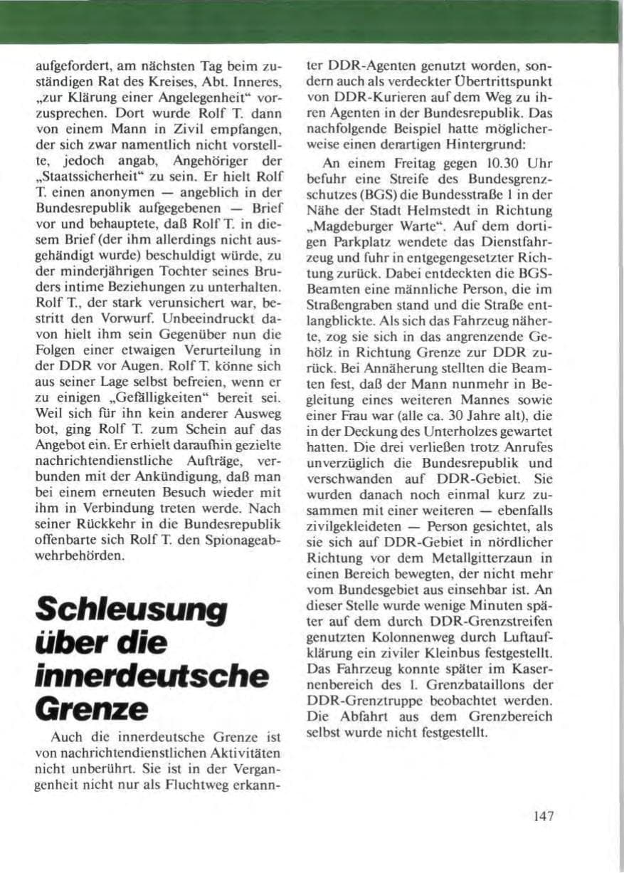 Seite 151 des Verfassungsschutzbericht 1986 Niedersachsen