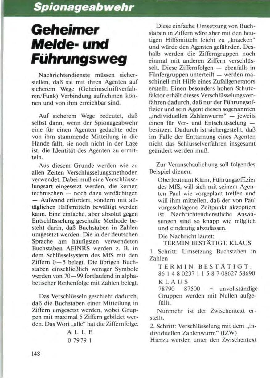 Seite 152 des Verfassungsschutzbericht 1986 Niedersachsen