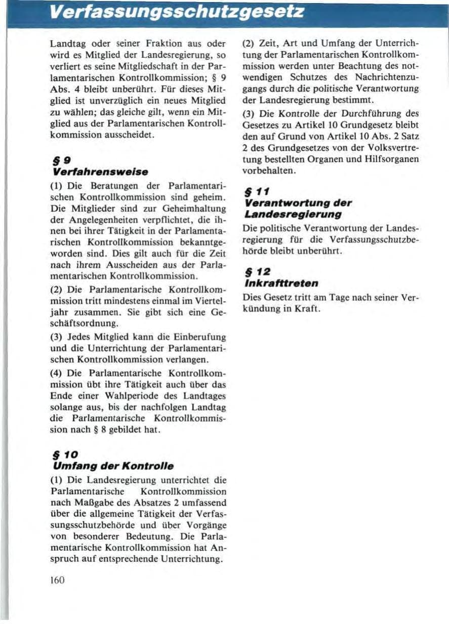Seite 164 des Verfassungsschutzbericht 1986 Niedersachsen