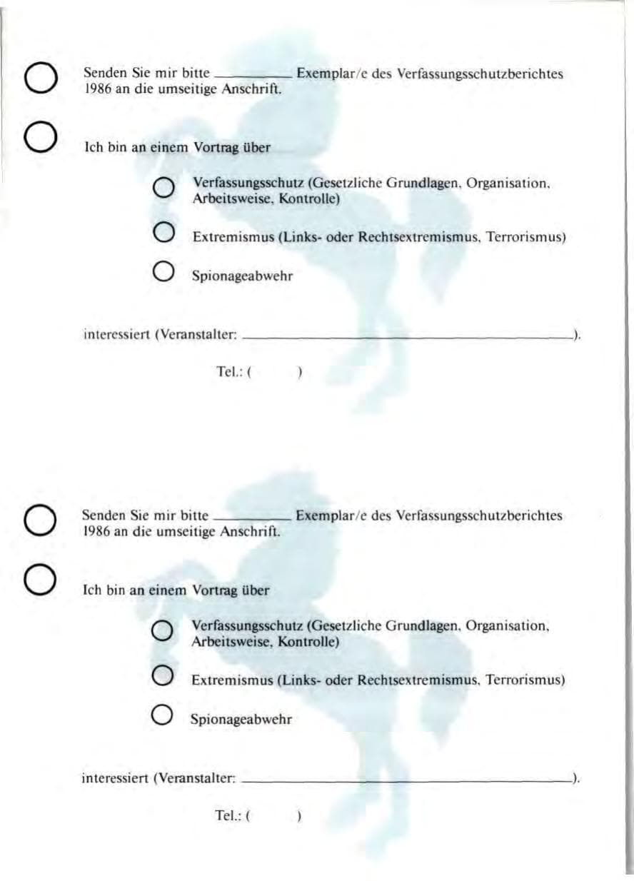 Seite 167 des Verfassungsschutzbericht 1986 Niedersachsen