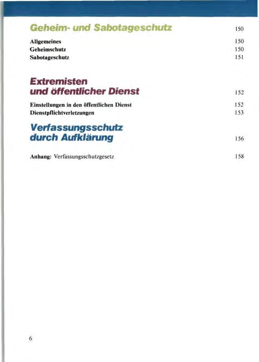 Seite 10 des Verfassungsschutzbericht 1986 Niedersachsen