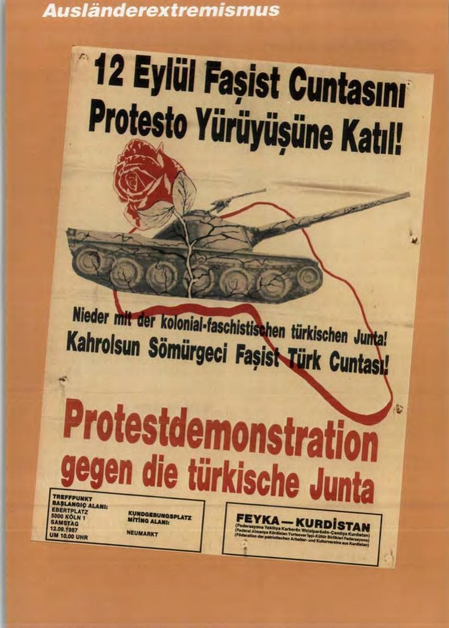Seite 102 des Verfassungsschutzbericht 1987 Niedersachsen