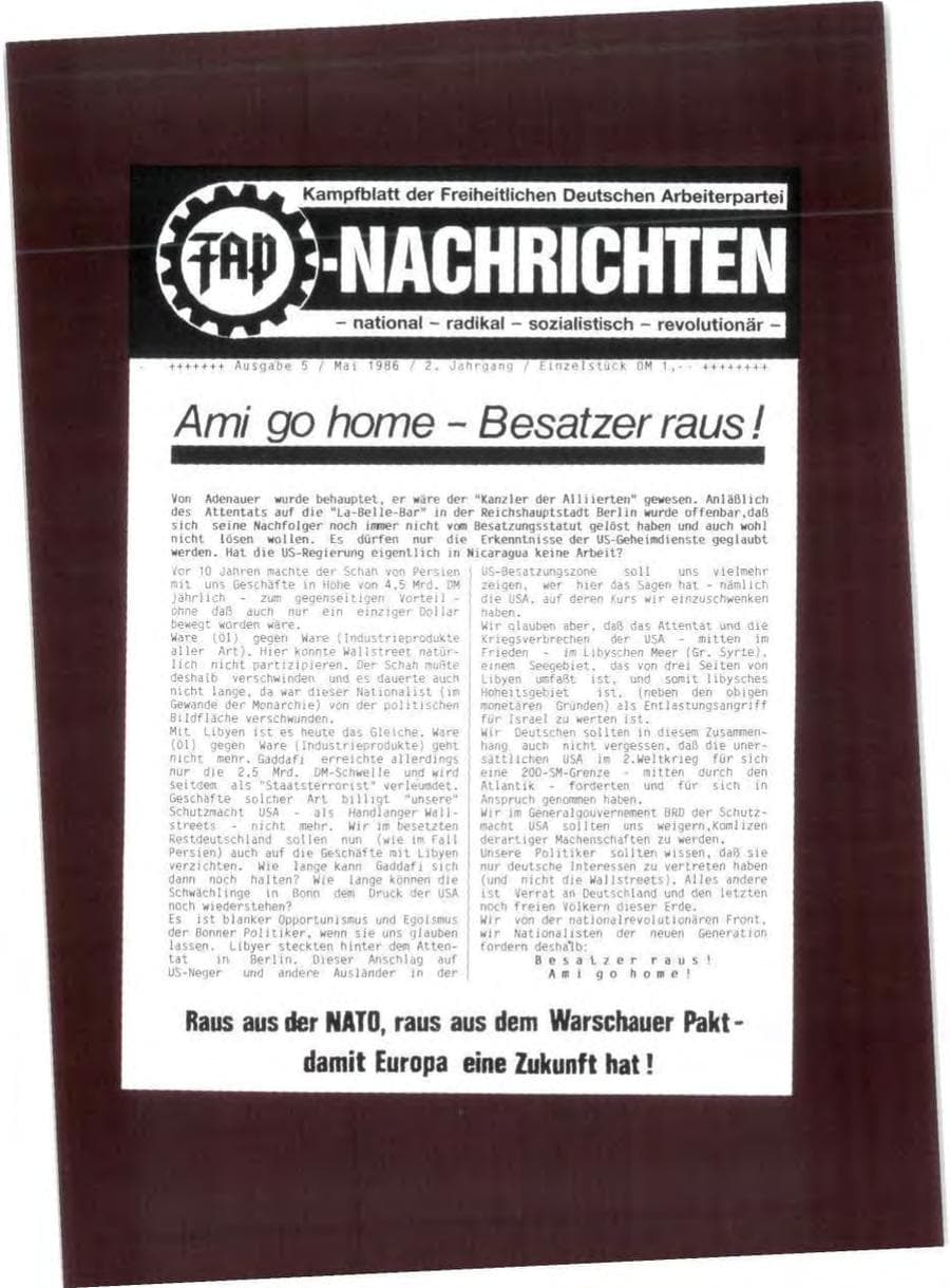 Seite 77 des Verfassungsschutzbericht 1987 Niedersachsen