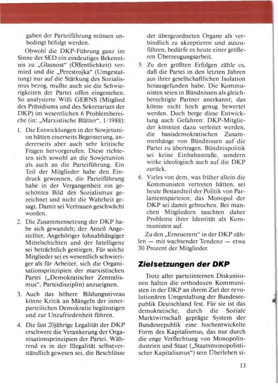 Seite 15 des Verfassungsschutzbericht 1988 Niedersachsen