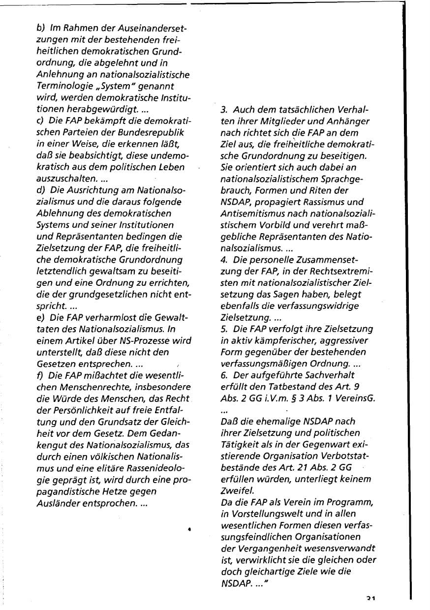 Seite 31 des Verfassungsschutzbericht 1994 Niedersachsen