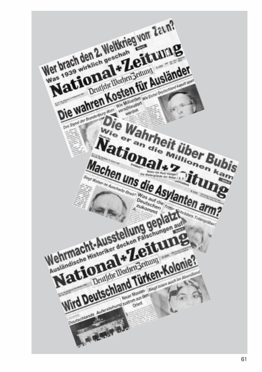 Seite 61 des Verfassungsschutzbericht 1999 Niedersachsen