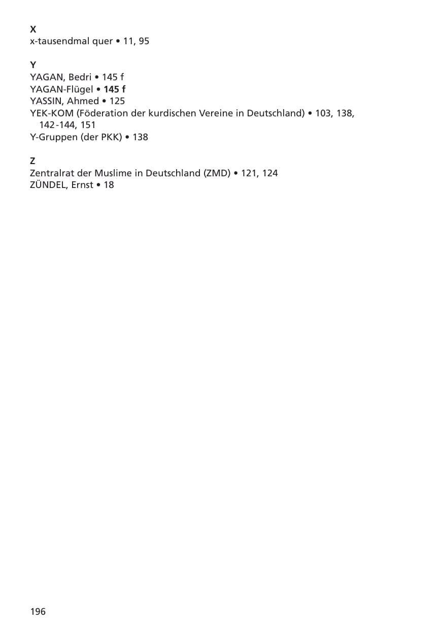 Seite 197 des Verfassungsschutzbericht 2001 Niedersachsen