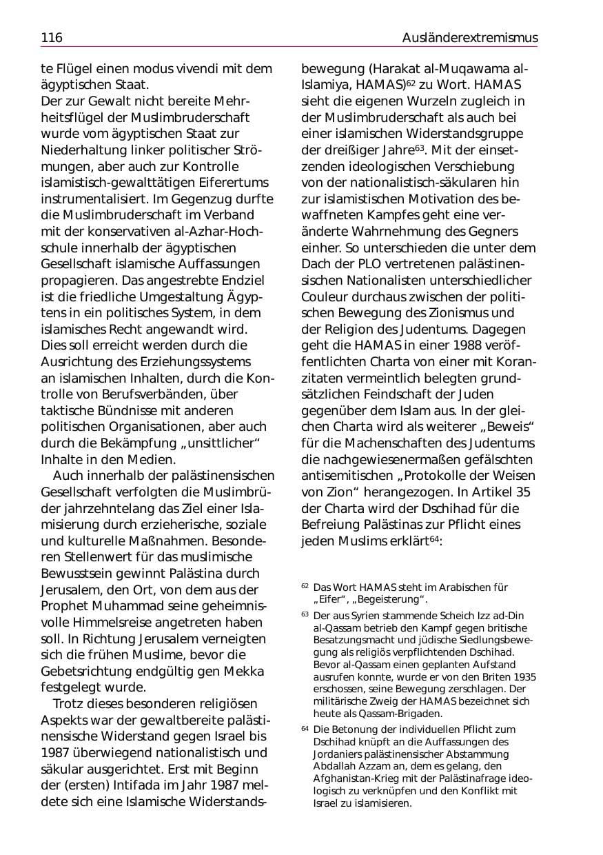 Seite 118 des Verfassungsschutzbericht 2002 Niedersachsen