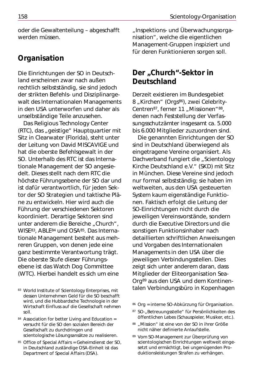 Seite 160 des Verfassungsschutzbericht 2002 Niedersachsen