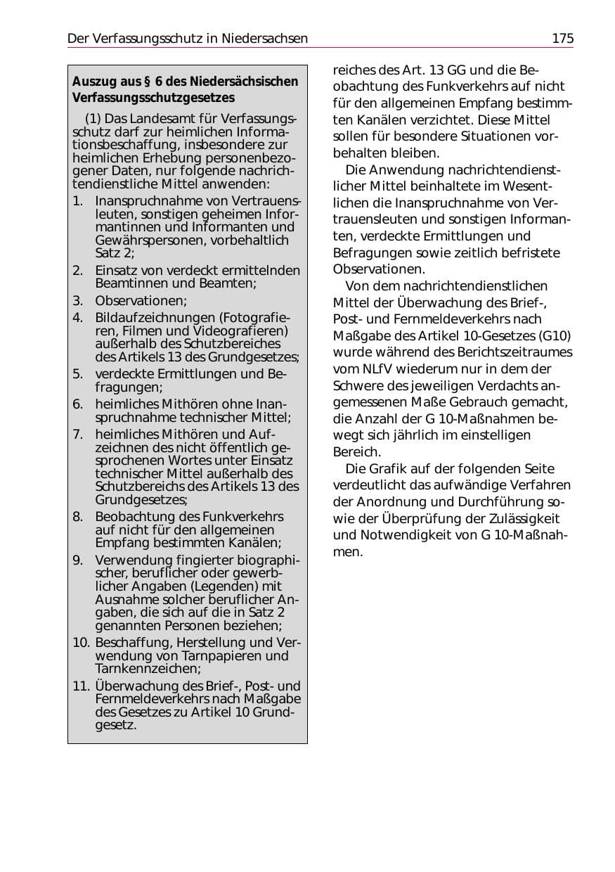 Seite 177 des Verfassungsschutzbericht 2002 Niedersachsen