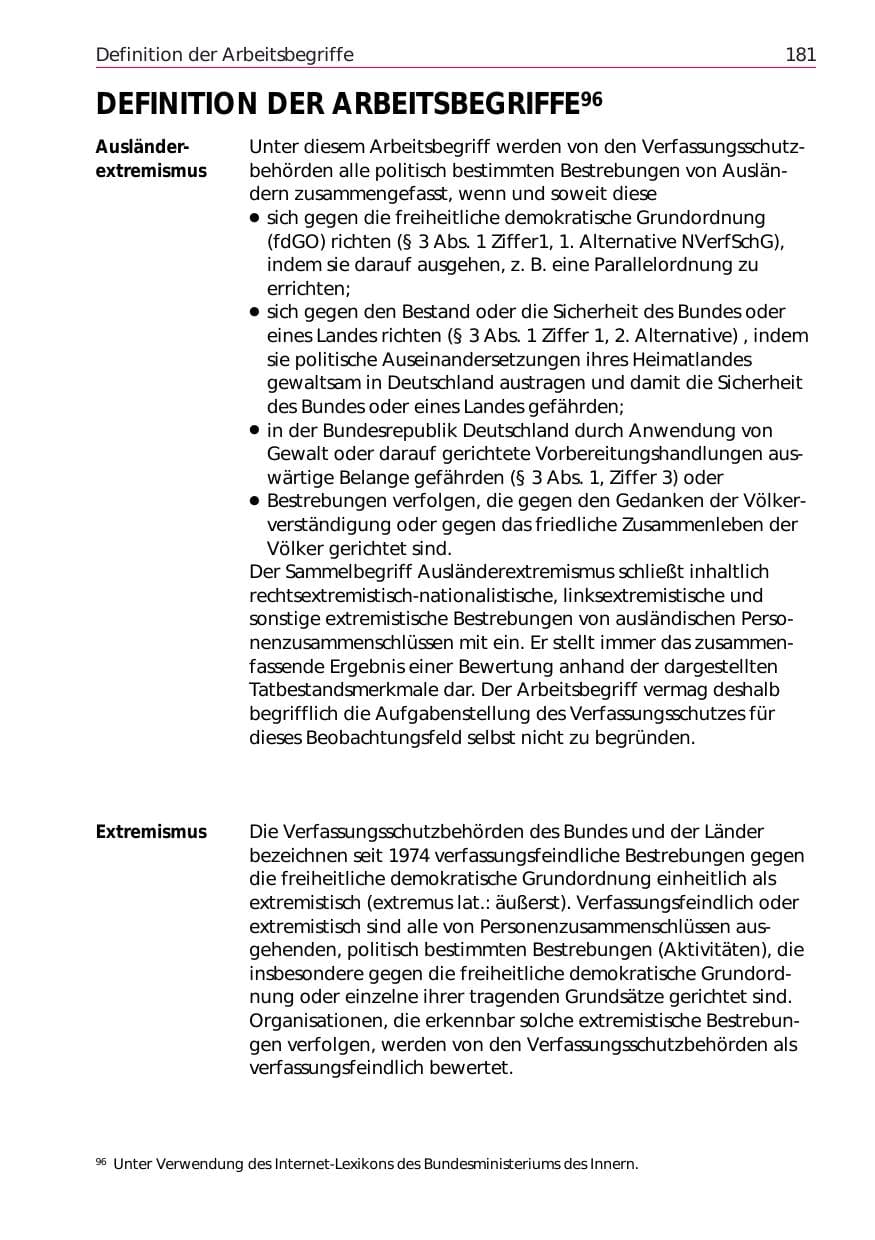 Seite 183 des Verfassungsschutzbericht 2002 Niedersachsen