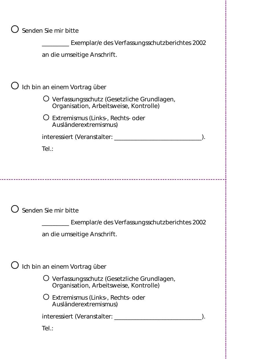 Seite 204 des Verfassungsschutzbericht 2002 Niedersachsen