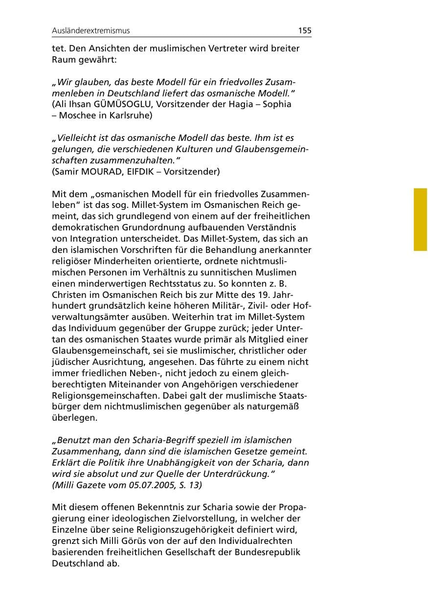 Seite 155 des Verfassungsschutzbericht 2005 Niedersachsen