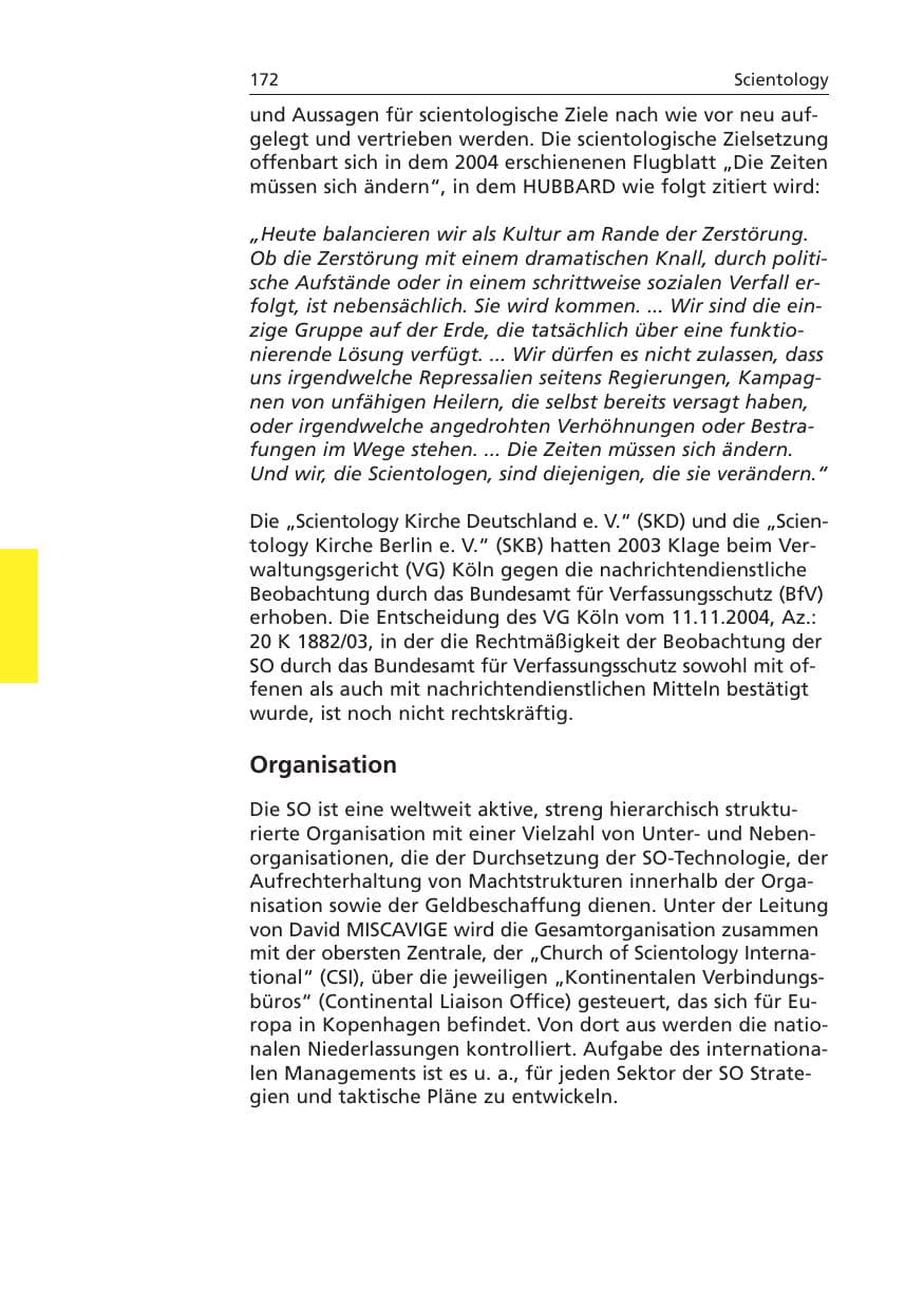 Seite 173 des Verfassungsschutzbericht 2006 Niedersachsen