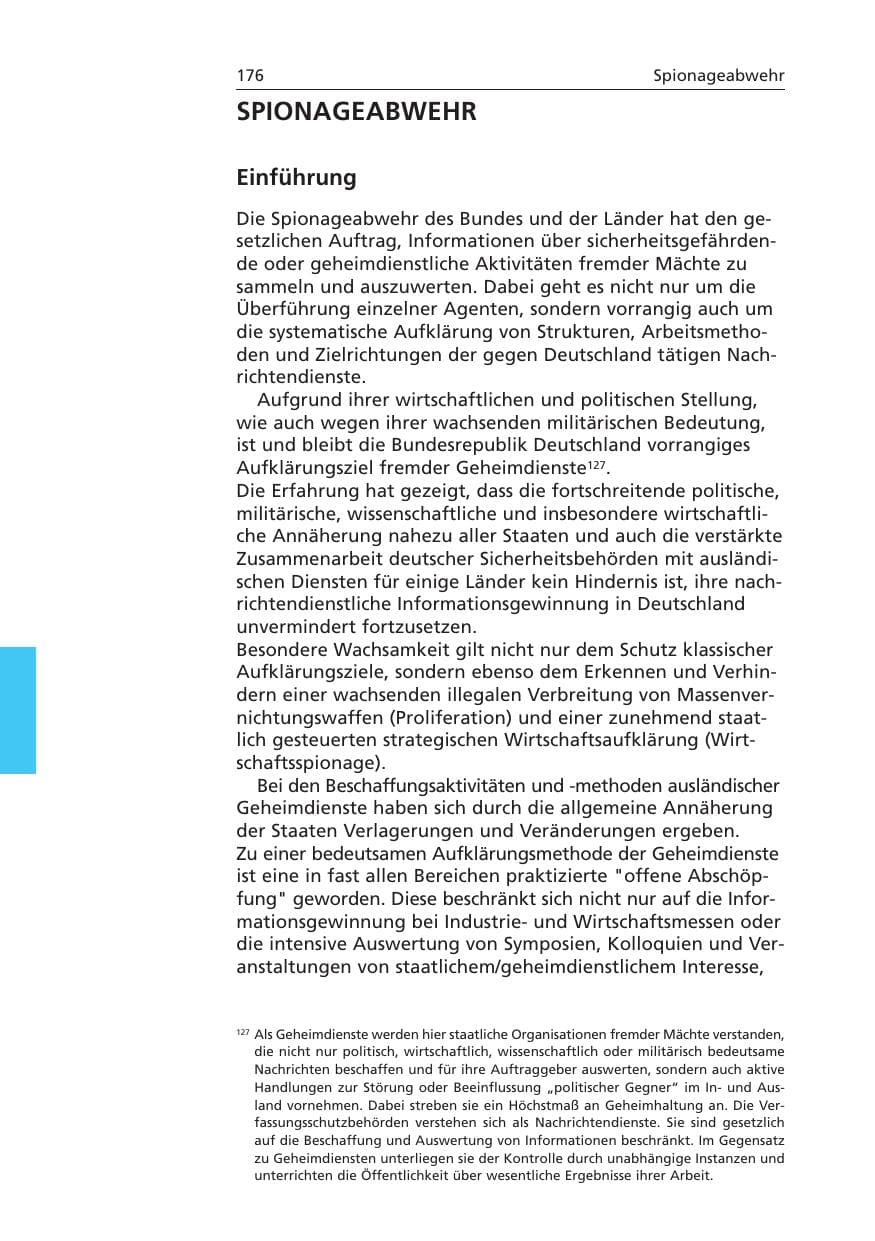 Seite 177 des Verfassungsschutzbericht 2006 Niedersachsen