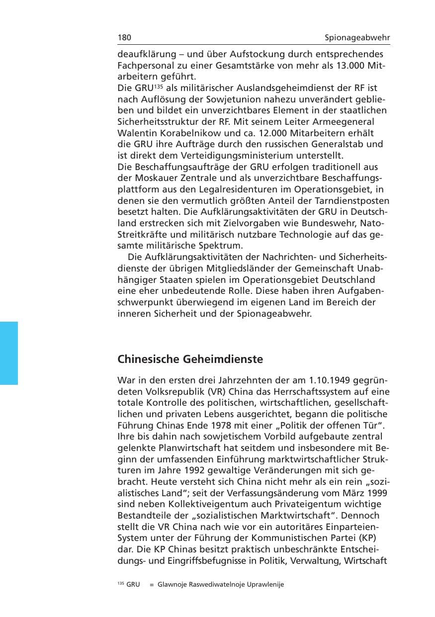 Seite 181 des Verfassungsschutzbericht 2006 Niedersachsen
