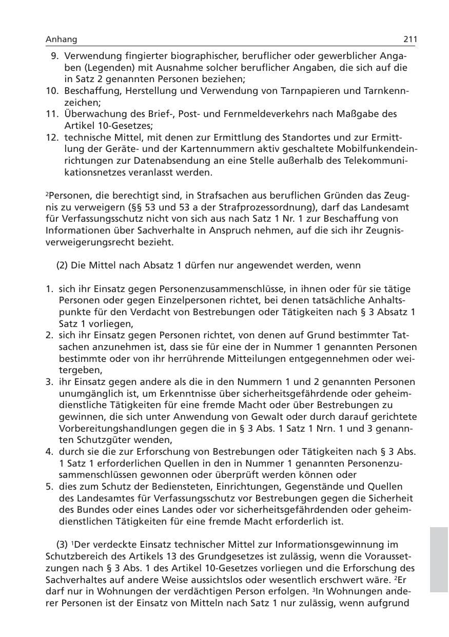Seite 212 des Verfassungsschutzbericht 2006 Niedersachsen