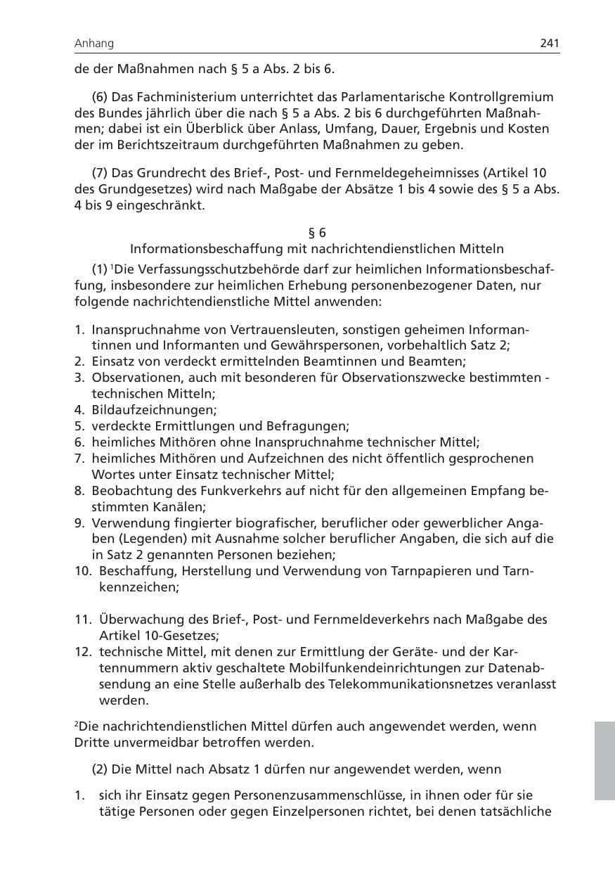 Seite 241 des Verfassungsschutzbericht 2008 Niedersachsen