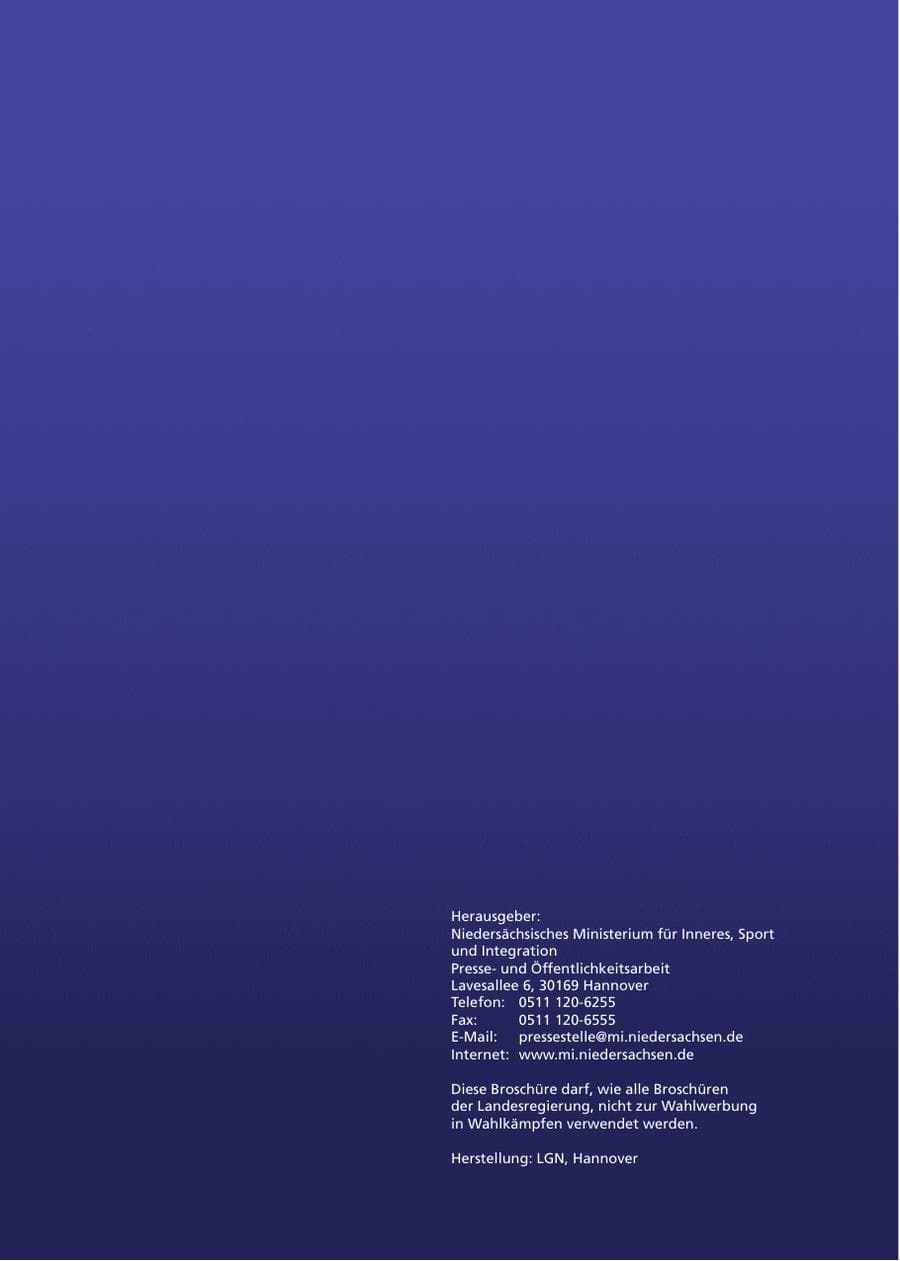 Seite 284 des Verfassungsschutzbericht 2008 Niedersachsen