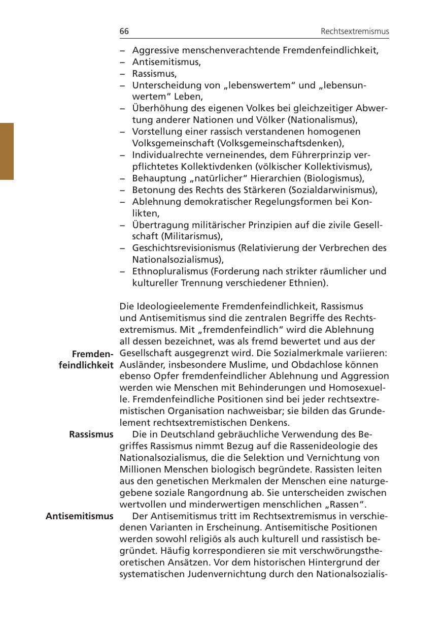 Seite 66 des Verfassungsschutzbericht 2008 Niedersachsen