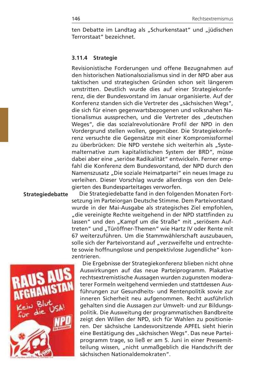 Seite 146 des Verfassungsschutzbericht 2010 Niedersachsen