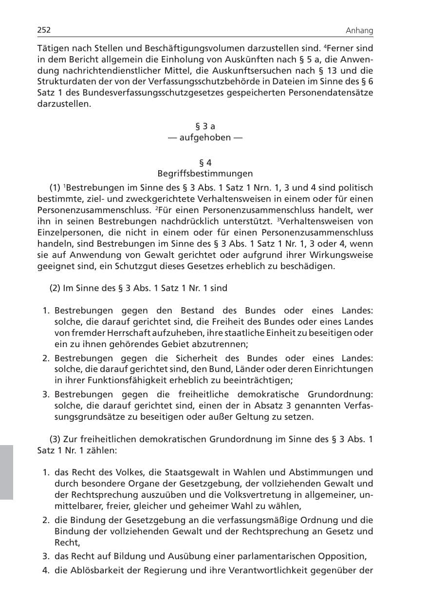 Seite 252 des Verfassungsschutzbericht 2010 Niedersachsen