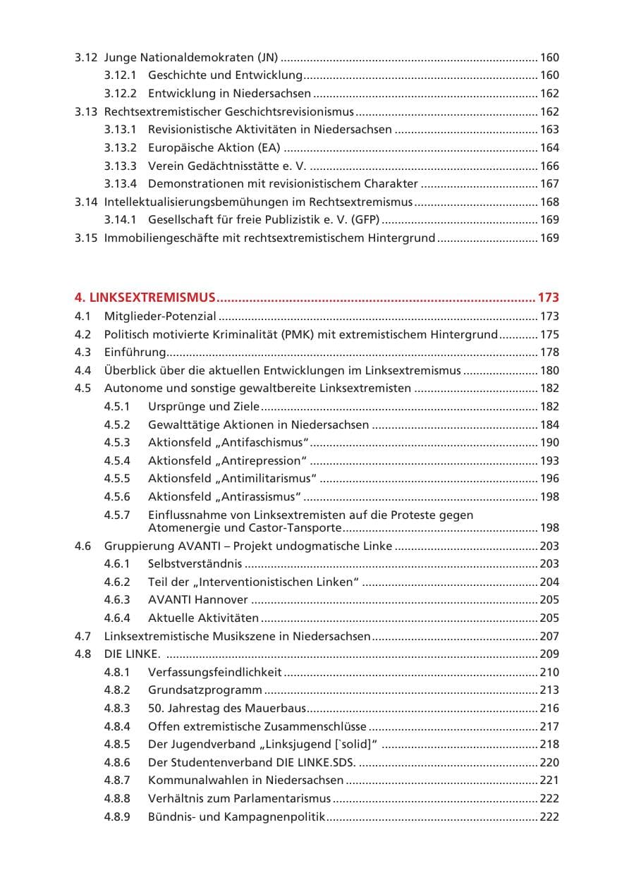 Seite 11 des Verfassungsschutzbericht 2011 Niedersachsen